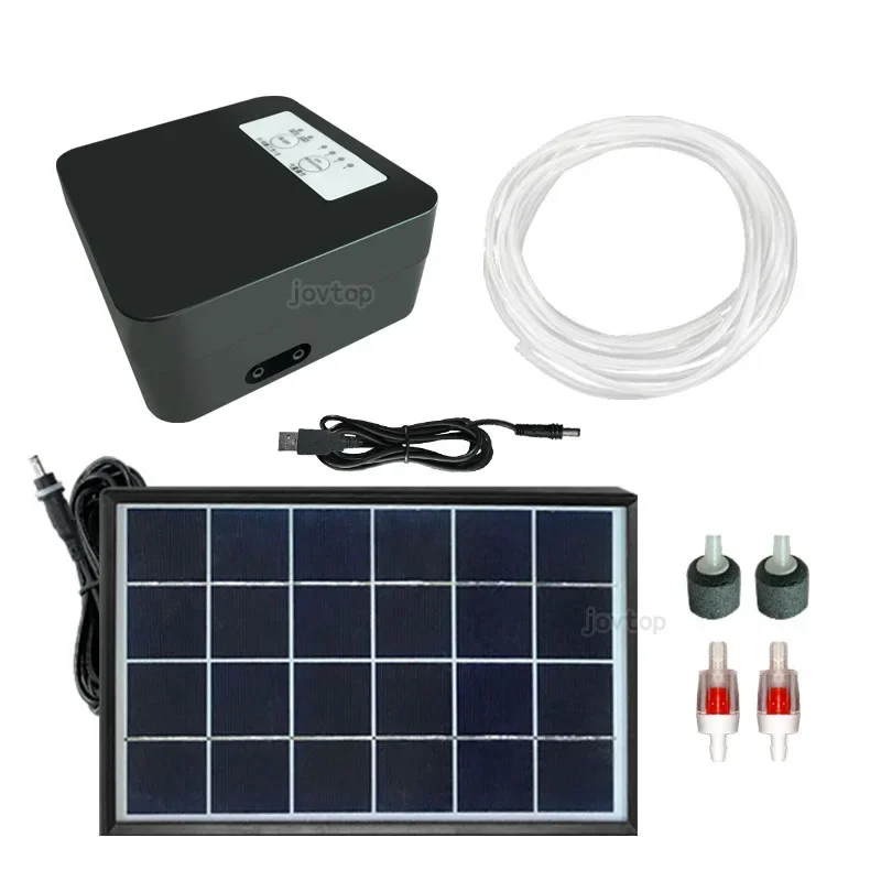 Solar Power Oxygenator Aerator Air Pump Oxygen Pool  Aquaculture Fishing  Aquarium, outdoor fishing, fish tank, pool, pond