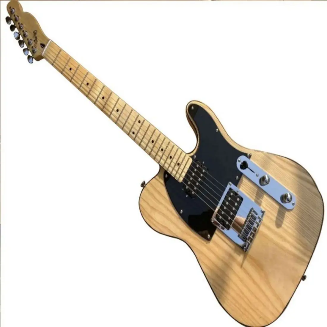 

T L ash wood solid body Guitars Telecaste-r OEM Guitar in stock