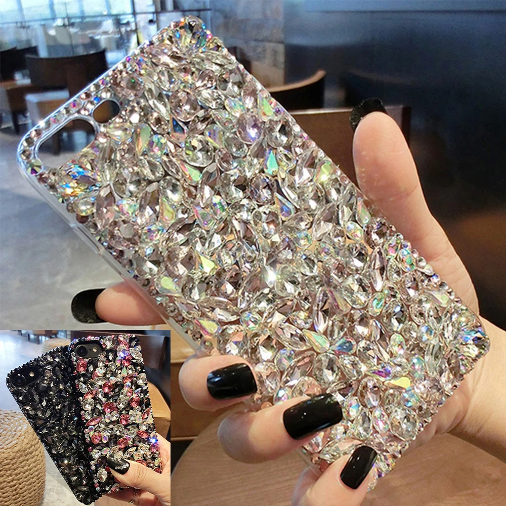 

Luxury Bling Rhinestone Diamond Case for Samsung Galaxy A30, A40, A50, A60, A70, A80, A90, A51, A71, A91, Crystal Case