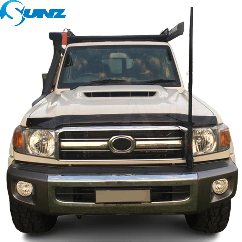 Bonnet Guard For Toyota Landcruiser 70 76 78 Series 2017 2018 2019 2020 2021 Hood Bonnet Deflector Bug Shield Bug Bar Guard