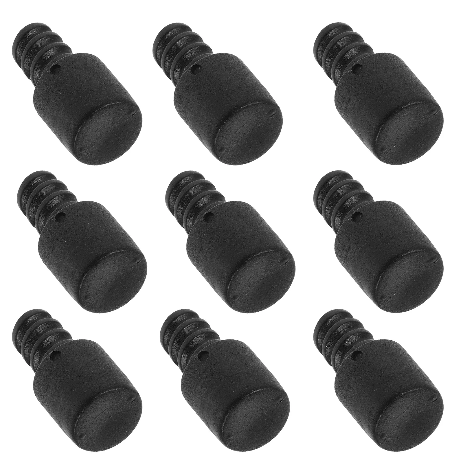 10 قطعة مقبض فرشاة المرحاض ملحق دوامة موصل الخيوط الذاتي قفل محول استبدال أجزاء لتنظيف الحمام #5