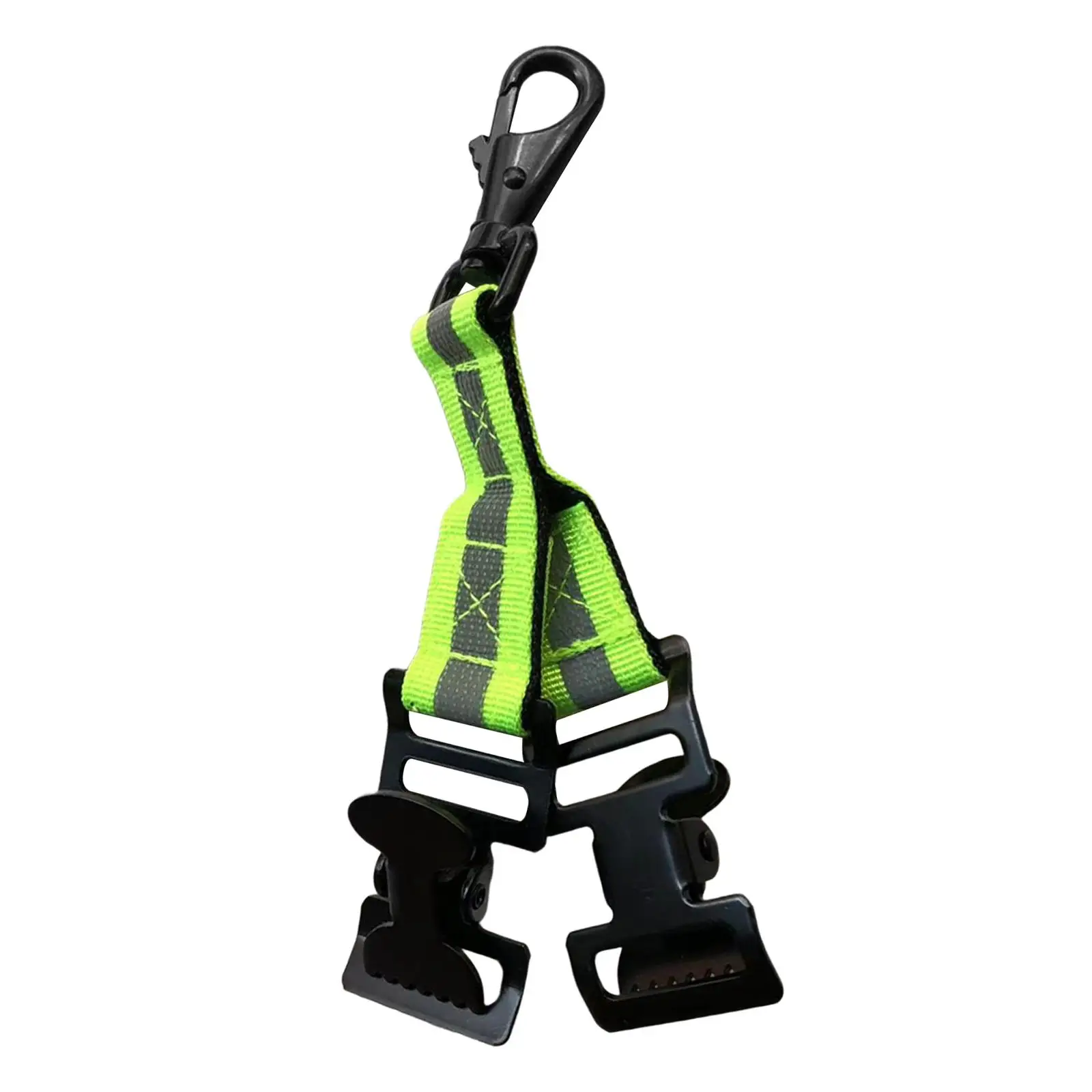 Firefighter Glove Strap Secure Buckle Holder Reflective Heavy Duty Nylon for Gloves with Protector