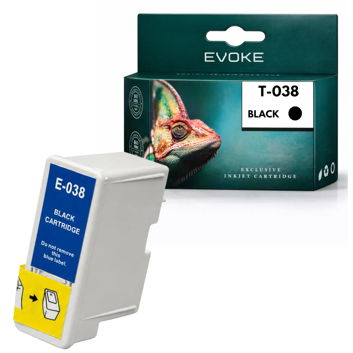 Evoke Compatibele Toner voor Epson T038 T-038 C13T03814A10 Zwart Stylus C43Ux C43Sx C45
