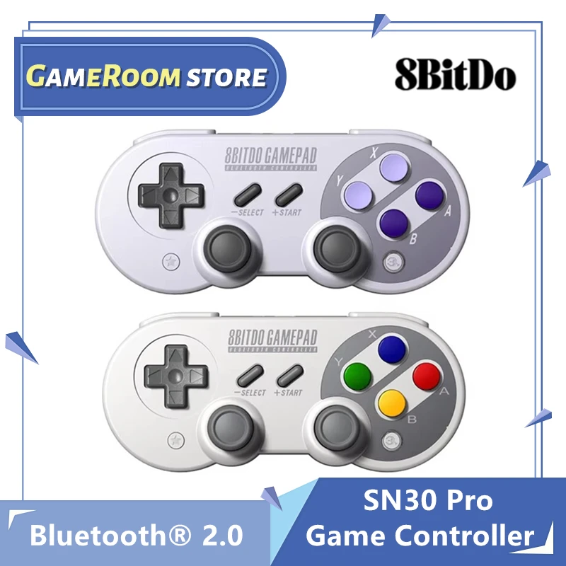 8Bitdo-Manette de jeu SN30 Pro avec hall pour Nintendo Switch, contrôleur Bluetooth sans fil, manette pour NS OLED, contrôleur Android MacOS