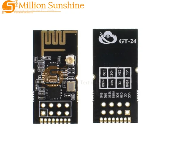 GT-24 2.4G SMD NRF24L01 1100 meter long-distance NRF24L01+PA+LNA SMD wireless modules 1100meters
