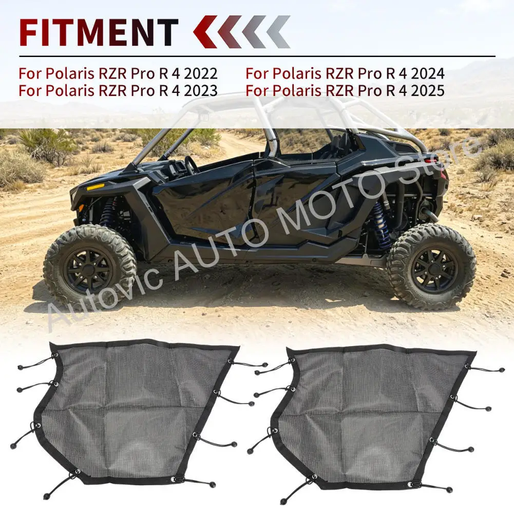 for-polaris-rzr-pro-r-4-2022-2025-rear-mesh-window-nets-safety-block-mud-branche-sun-shade