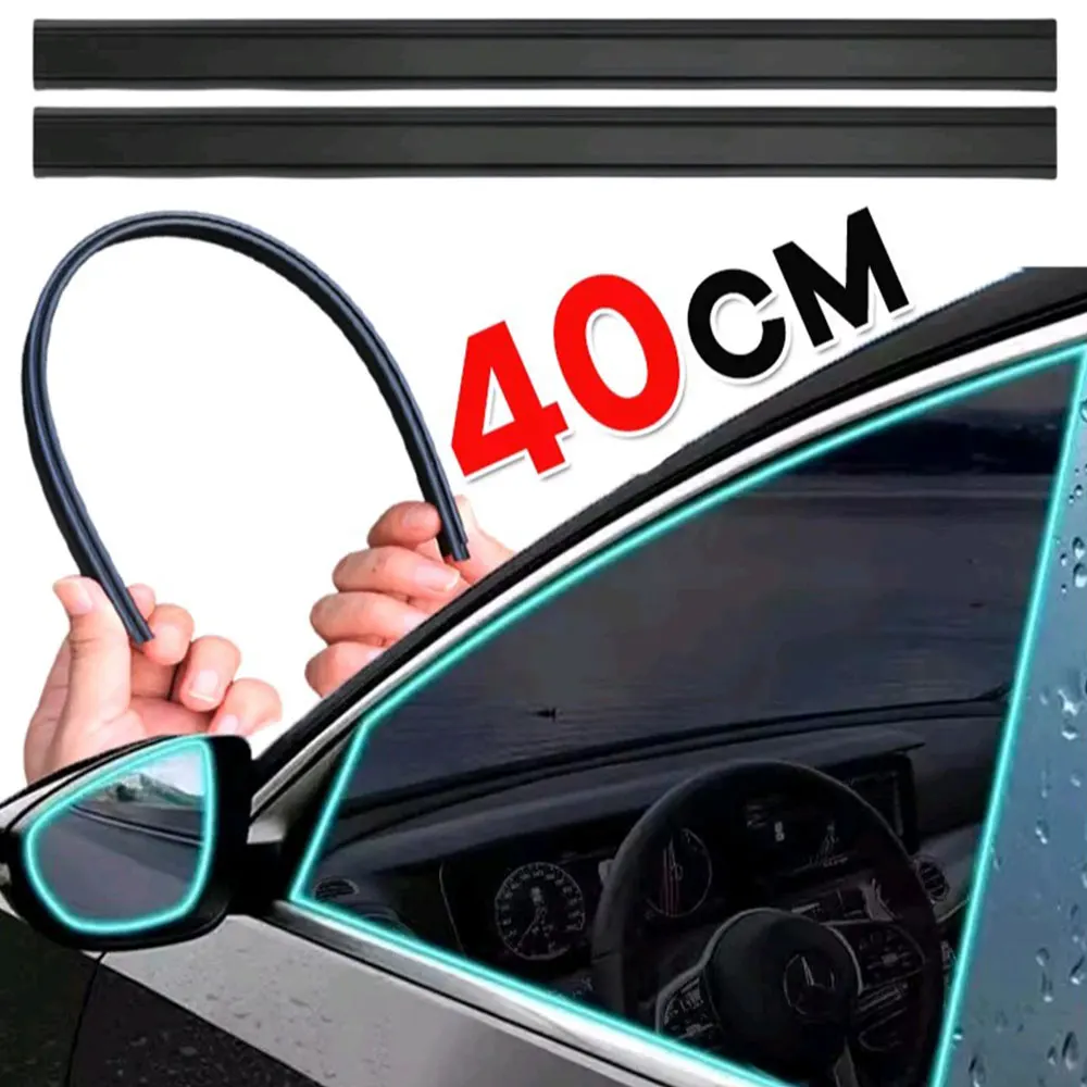 2 stücke Universal Auto Seite Windschutzscheibe Einsatz Reinigung Wischer Auto Seite Windows Nebel Entfernung Scheibenwischer Auto Glas Rahmenlose Scheibenwischer Klinge