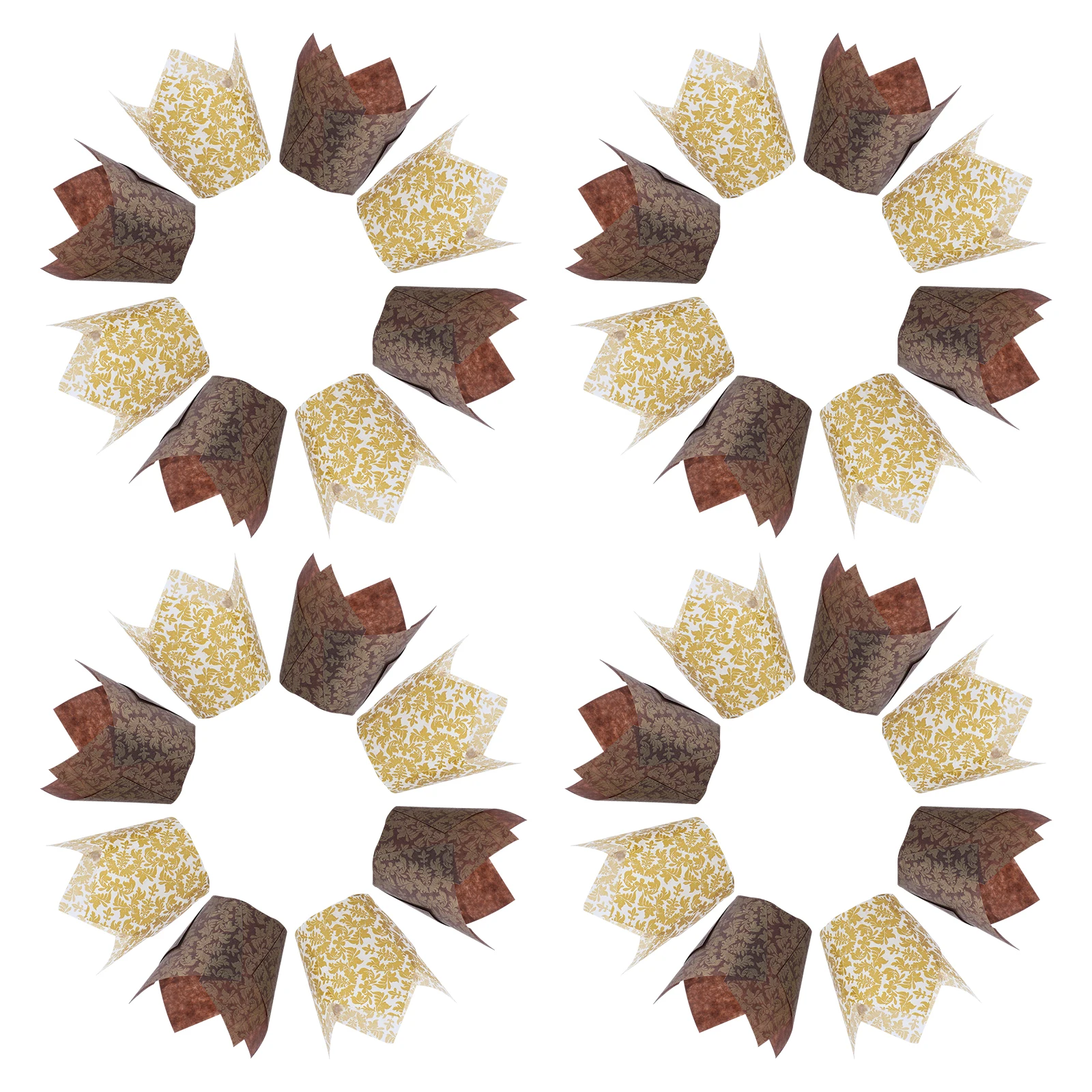 

100pcs Paper Cake Cups Oil Proof Heat Resistant Muffin Liners Chocolate Wrappers Greaseproof Easy Unwrap Cupcake Crafts