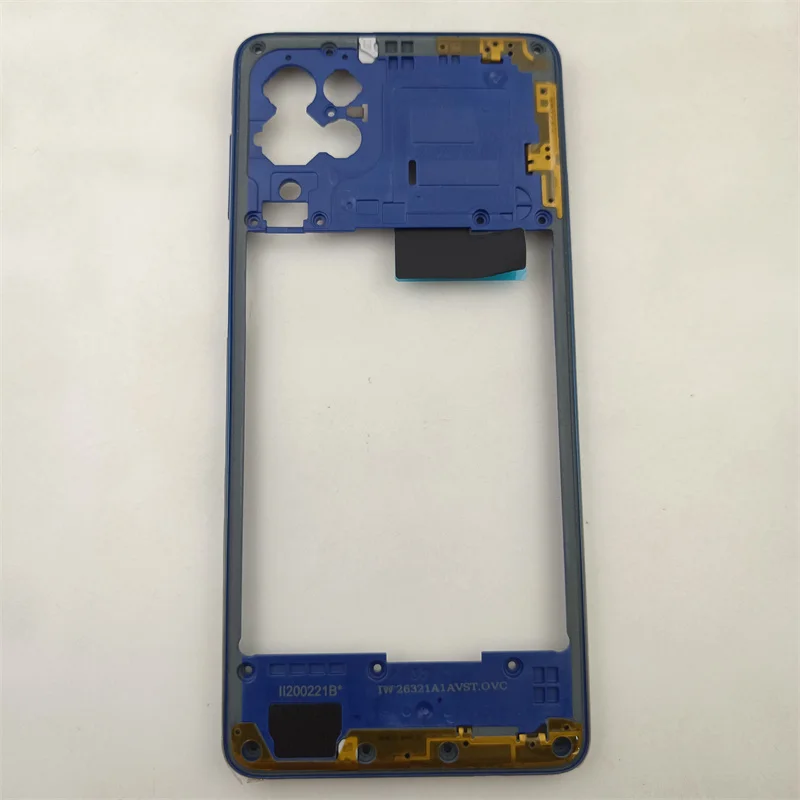 10Pcs Middle Frame For Samsung Galaxy F62 M62 E625F M625F Housing Case Middle Frame Replacement Parts With Power Volume button