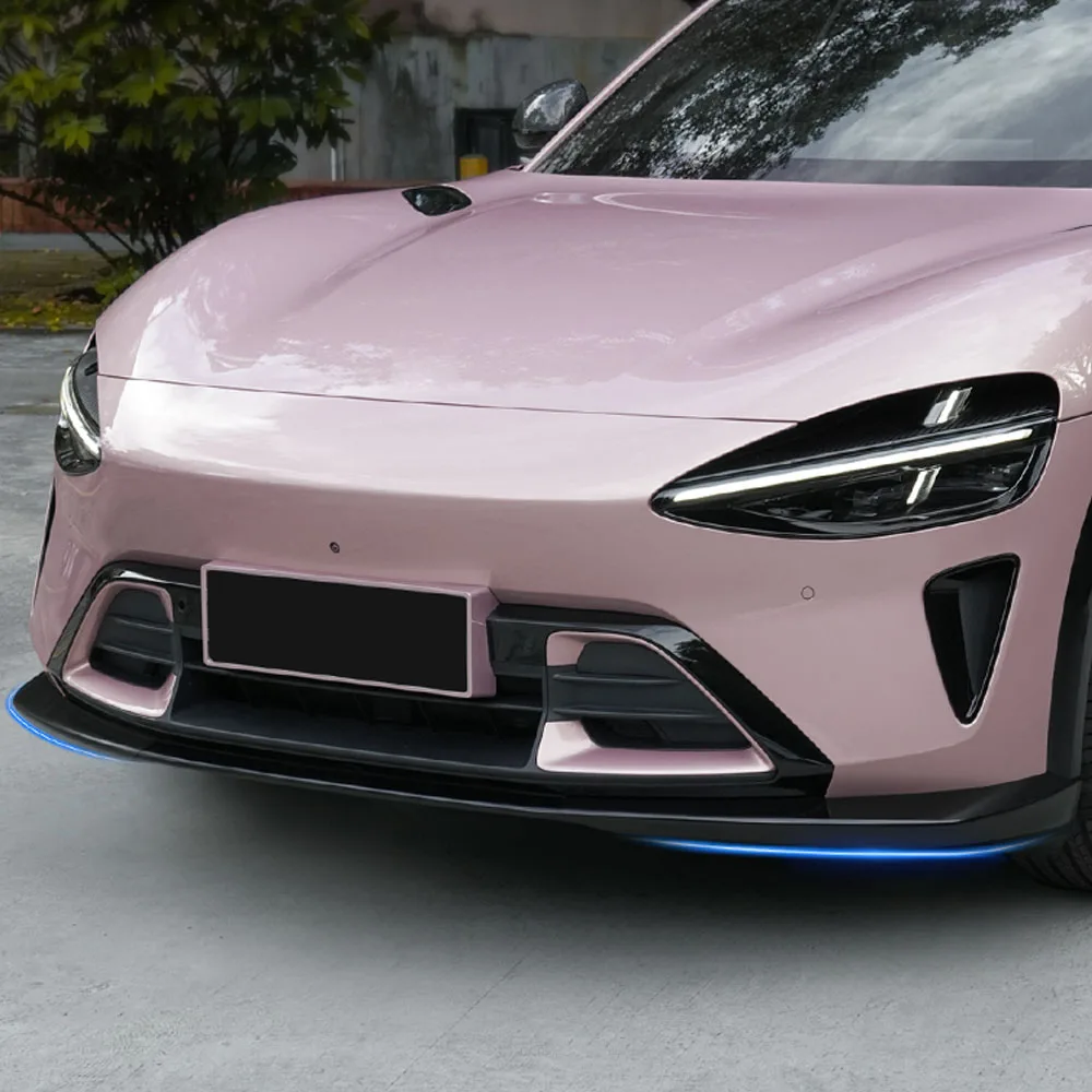 

2 шт. передний бампер, полоса для предотвращения столкновений для Xiaomi YU7 YU 7 2025 2026, передняя лопата, защита угла передней губы, автомобильные аксессуары