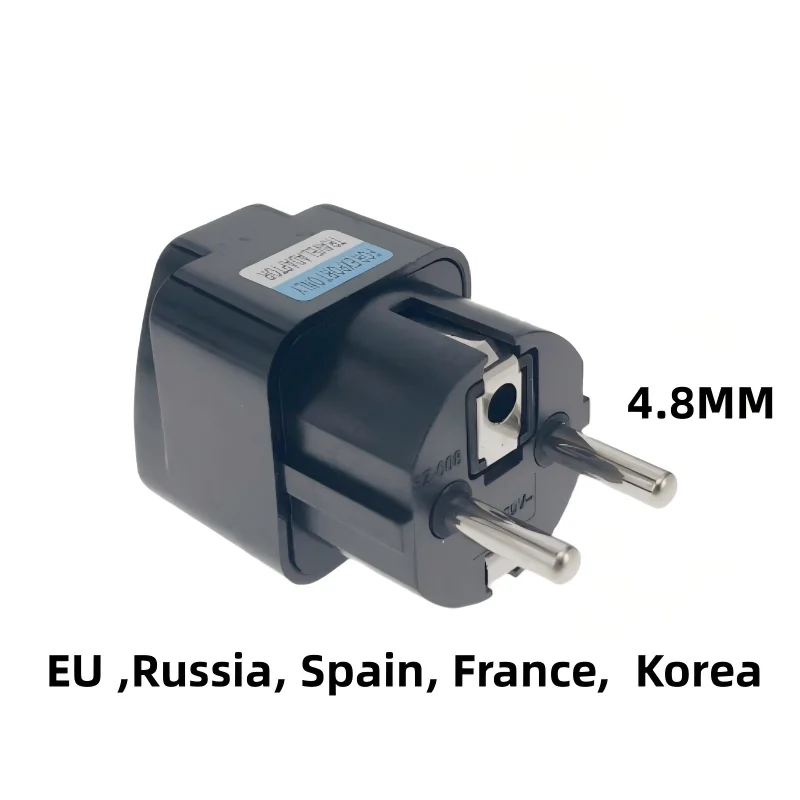 Internationaler Reise-Netzadapter, AU UK US zu EU Euro KR Stecker-Konverter, Universeller Europäischer Steckdosenadapter – Detail 6