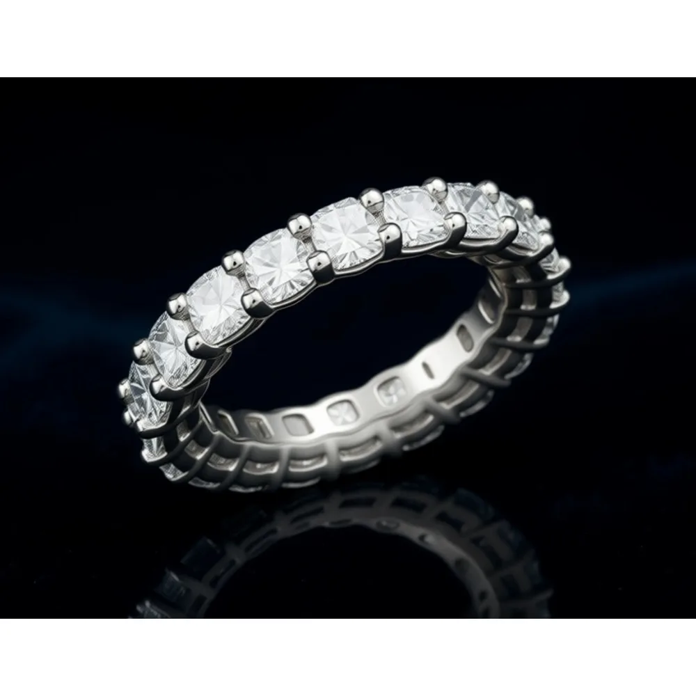 

Кольцо с квадратными фианитами для женщин, обручальное, многослойное, с покрытием из 14-каратного золота