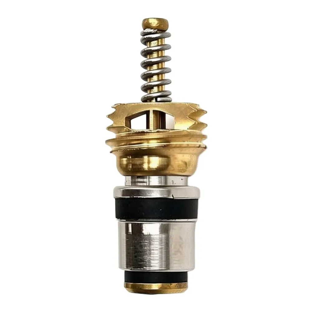 10Pcs R134a High Low Pressure AC Valve Core Metal Car Air Conditioning Repair Parts For Automotive Cooling System Maintenance To