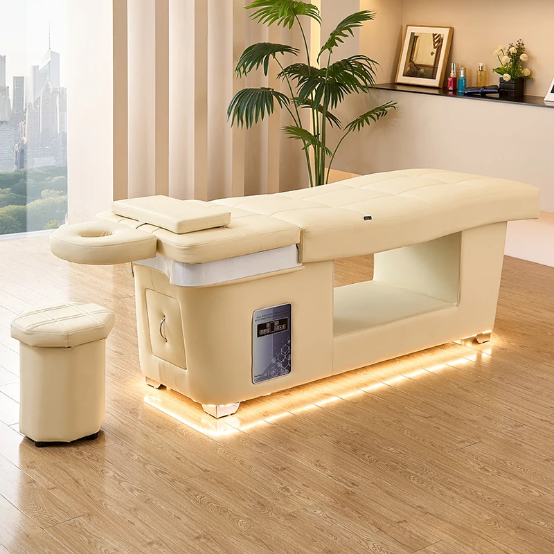 Water Therapy Japanese Head Spa Salon Chair Wash Hair Hairdressing Beauty Salon Shampoo Bed Thai Recliner Furniture Cadeira