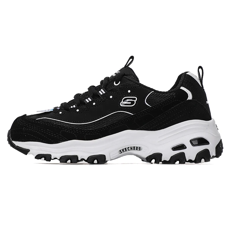 

Skechers Women's Shoes Panda Shoes Fashion Retro Plaid Sports Casual Shoes Dad Shoes 13148-Bkw
