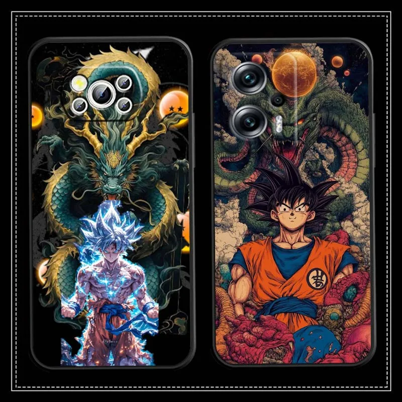 

Art Comics Dragon Ball Cool Phone Case For Xiaomi Mi Poco F3 F4 F5 F6 X3 X4 X5 X6 X7 M3 M4 M5s M5 M6 GT Pro 5G Black Cover