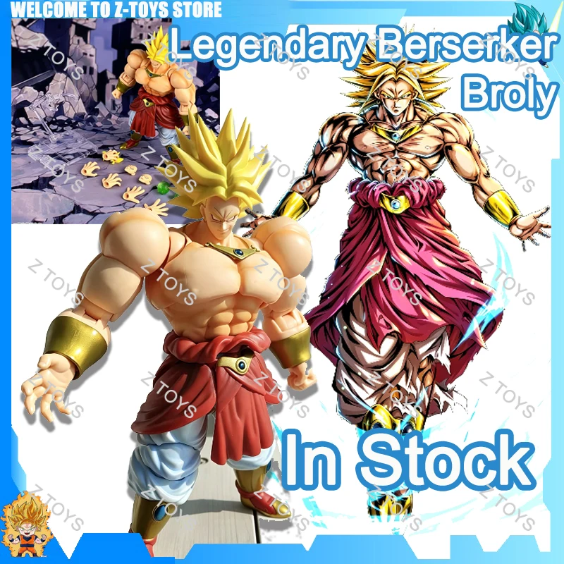 

In Stock Demoniacal Fit Dragon Ball Z Super Saiyan SHF Legendary Berserker Broly Anime Action Figure Model Custom Gifts Toys