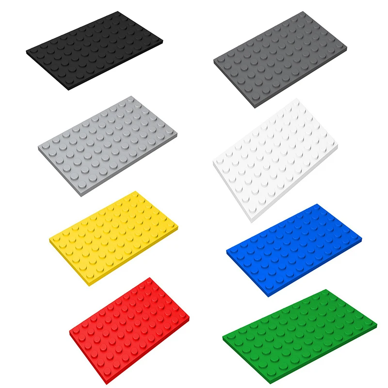 Pinlepai Bricks 3033 6x10 Plate Building Blocks Dots Base Moc Baseplate Brick Block Baseboard Assembled Particles Diy Child Gift