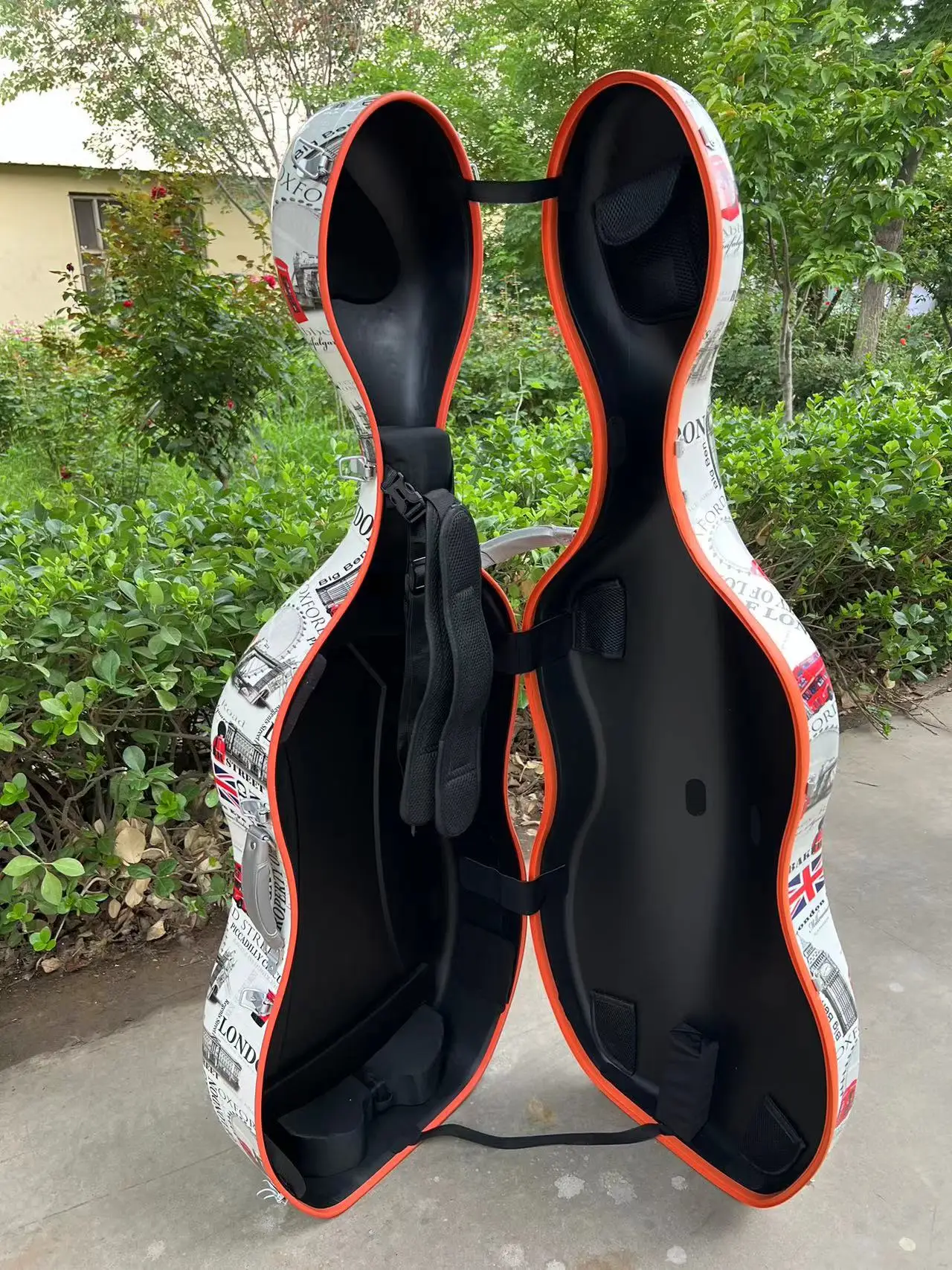 Advance Hard Cello Case 4/4 Carbon Fiber with Wheels Lightweight 2.9kg