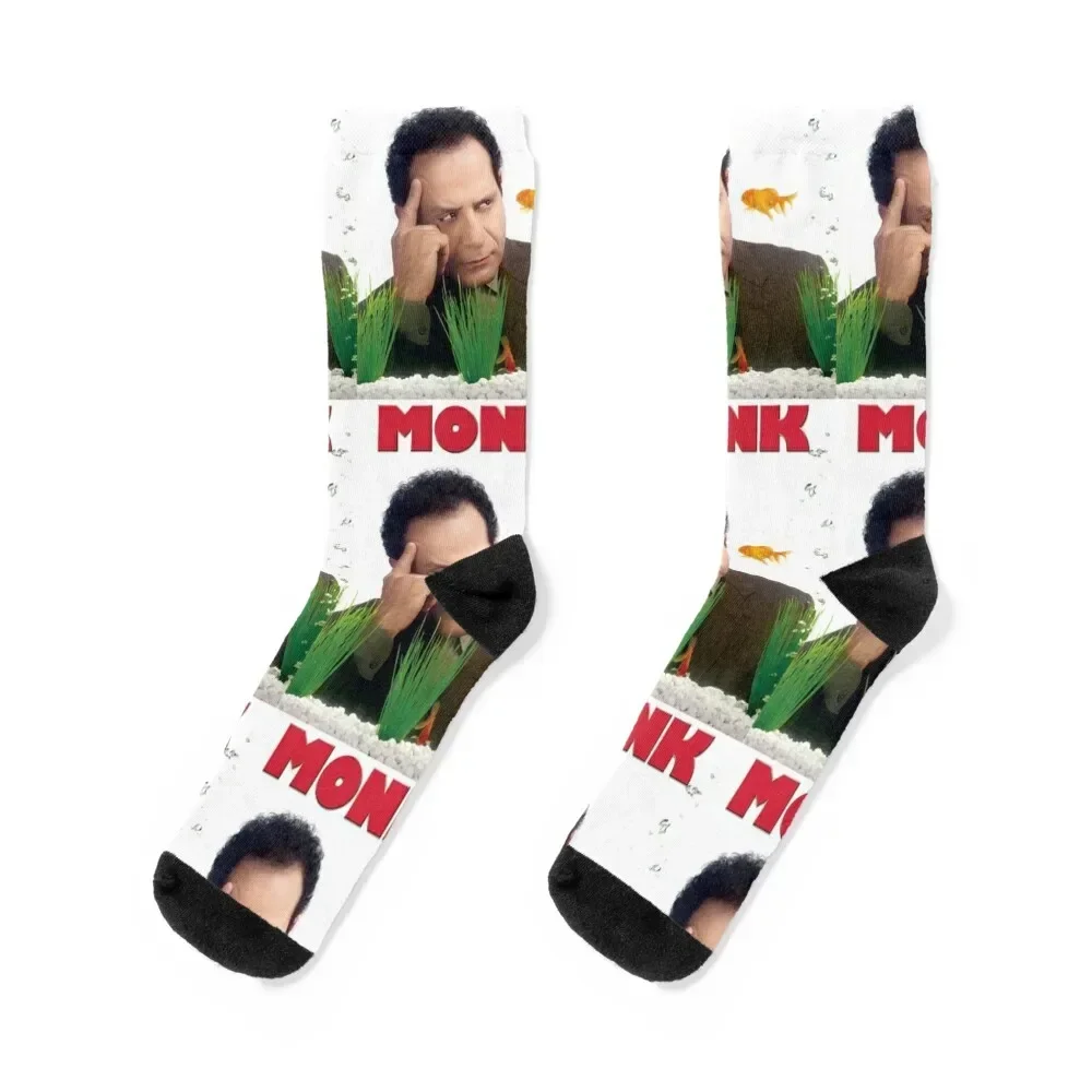 

Detective Adrian Monk tv show t-shirt Socks golf funny gifts hip hop Socks For Man Women's