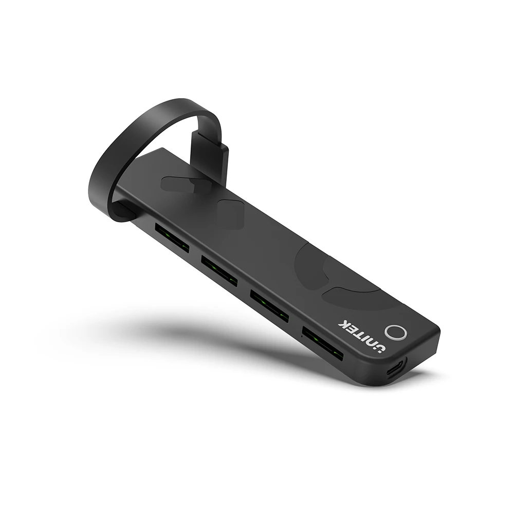 Docking Station Portátil Unitek com Leitor de Cartões de Jogo para Nintendo Switch OLED Lite com Cabo USB-C, Suporte para Troca de Jogos com Um Clique