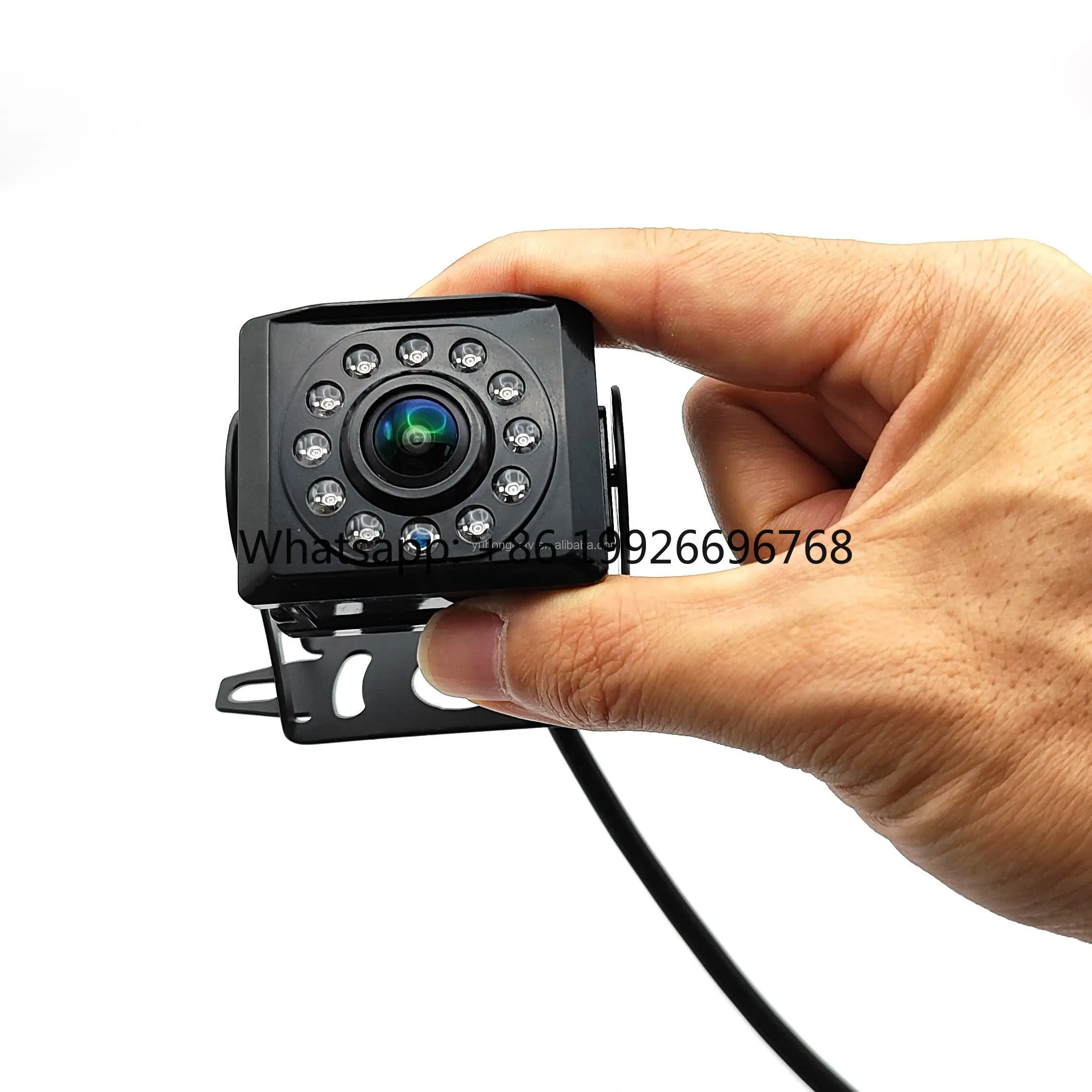 Black AHD1080P Truck Backup Camera Waterproof IP68 Mobile Car Black Box for Reverse Assist Metal Material Exterior Cameras