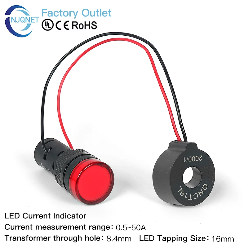 Variant: QNCT16L  Red LED