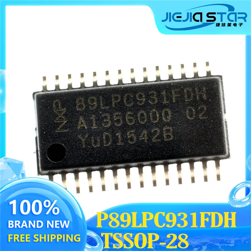 Elettronica 2023 + P89LPC931FDH P89LPC931 muslimate TSSOP-28 SMD microcontrollore a 8 bit-MCU 3 ~ 10 pezzi ci di spedizione gratuita