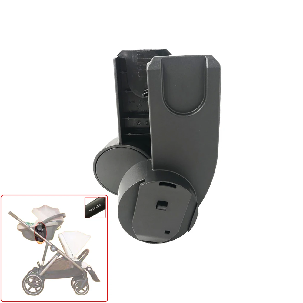 A Pair Adapter For Cybex Twin Baby Pushchair Gazelle S Stroller And Aton Cloud Q/Z Maxi Cosi Joie Car Seat Converter Secure Lock