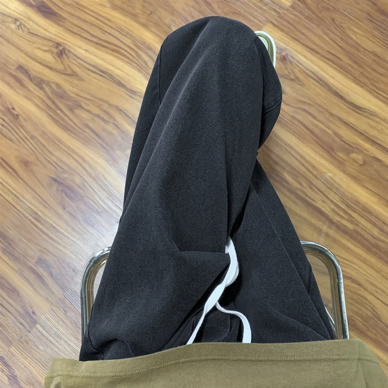 

Джинсы прямого кроя для повседневной носки, весенне-осенние мужские спортивные брюки в американском стиле, модные, устойчивые к сминанию, для активного образа жизни молодежи