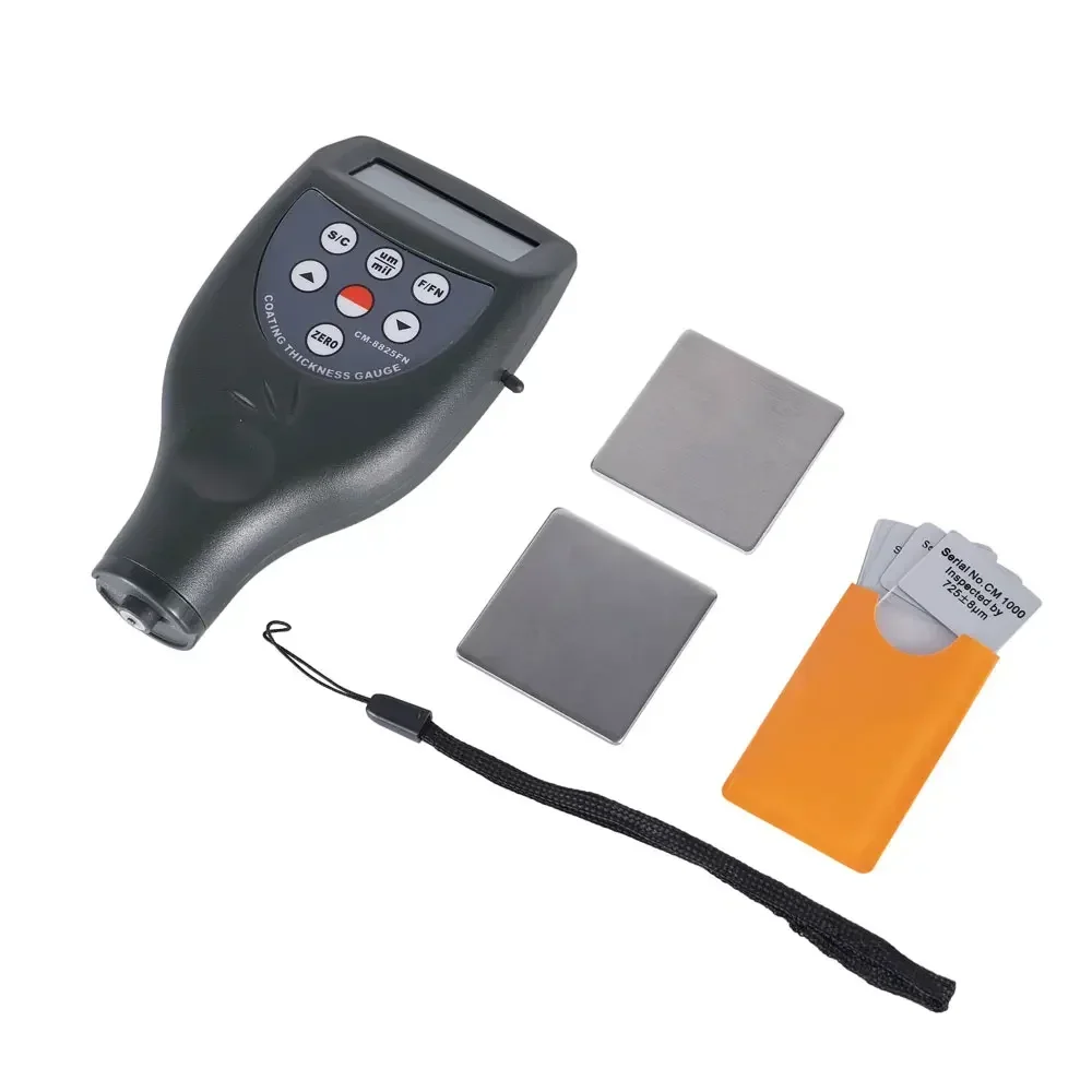 2026newunique Coating Thickness Gauge CM-8825FN Digit Thickness Gauge meter non-magnetic materials on magnetic materials 0~1250u