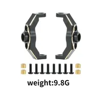 TRX-4M Brass Weight Steering Link Blocks Knuckle Diff Cover Caster Blocks for 1/18 RC Crawler CCar TRX4M DEFENDER Upgrade Parts