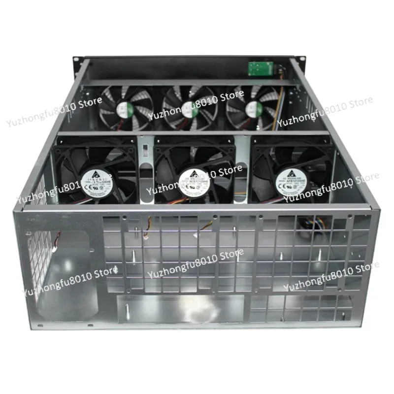 4U 6 Gpu Case 8 Gpu Case Server Rack Mount Chassis With 6 Fans Atx Power Supply Case 8GPU