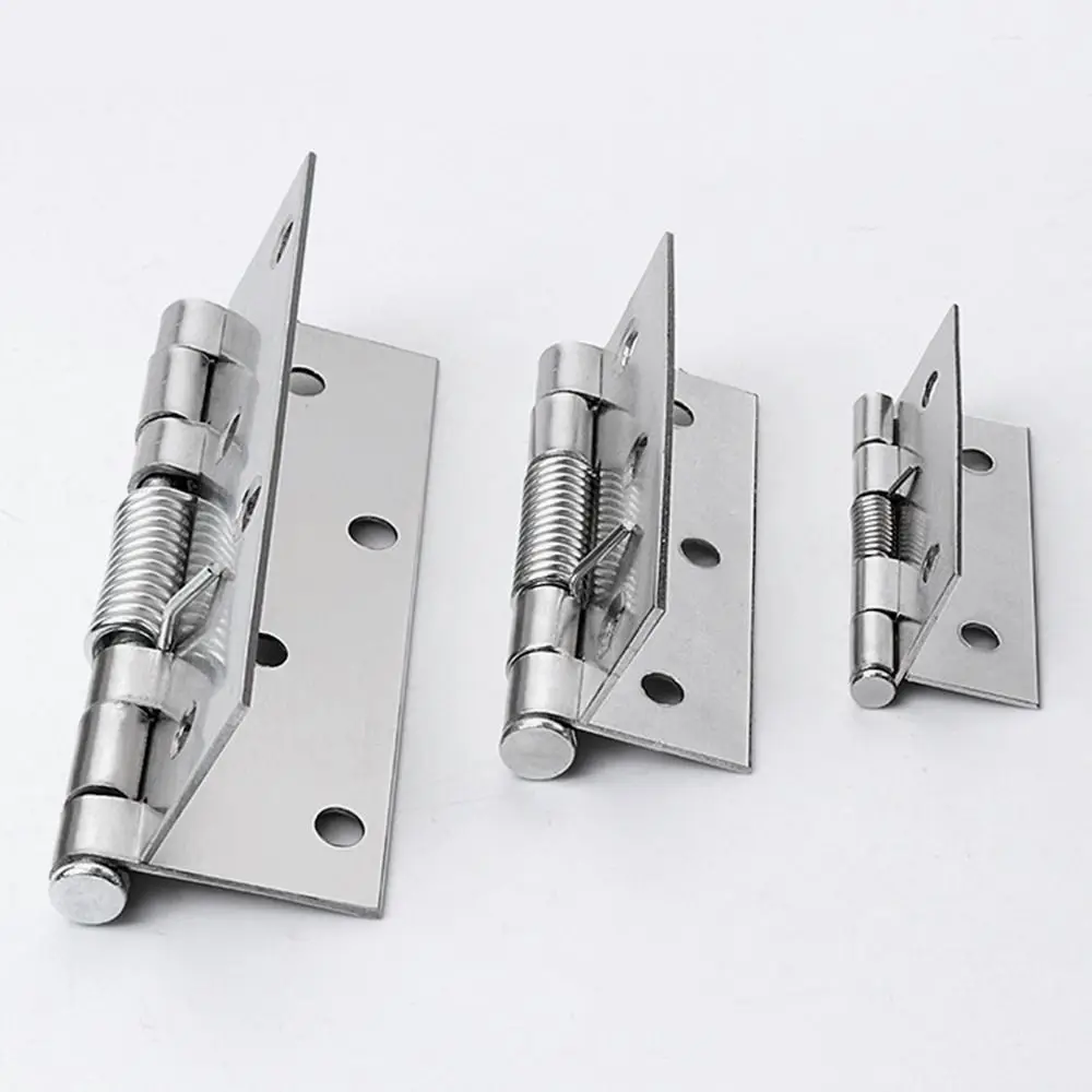 Stainless Steel Automatic Rebound with Spring Cross Hinge Window Accessories Door Hinges Furniture Supplies