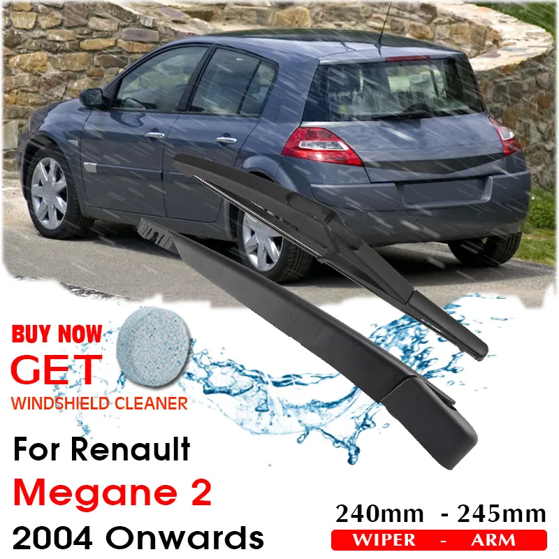 Car Wiper Blade Rear Back Window Windscreen Windshield Auto Accessories For Renault Megane 2 Hatchback 240 mm 2004 Onwards