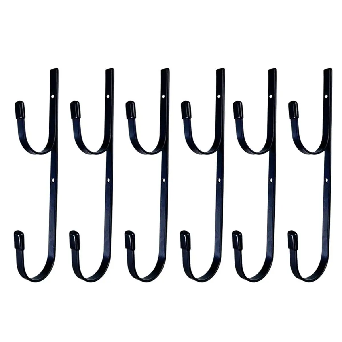 A1796K 6-Pack Pool Pole Hangers , Metal Brackets for Pool and Garden Tools SUMMER