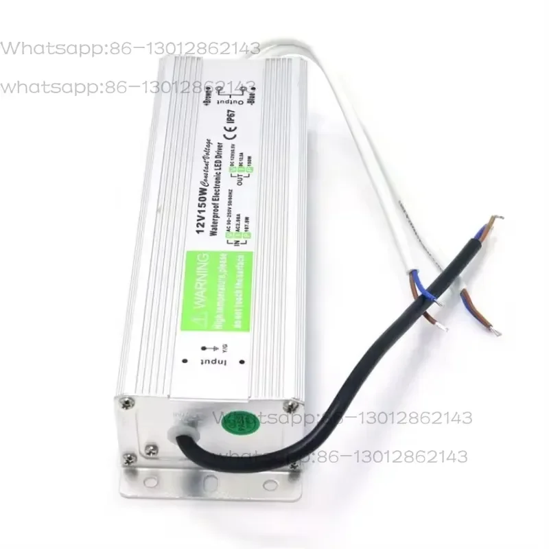 IP67 waterproof LED transformer  150W, DC12V output, power supply
