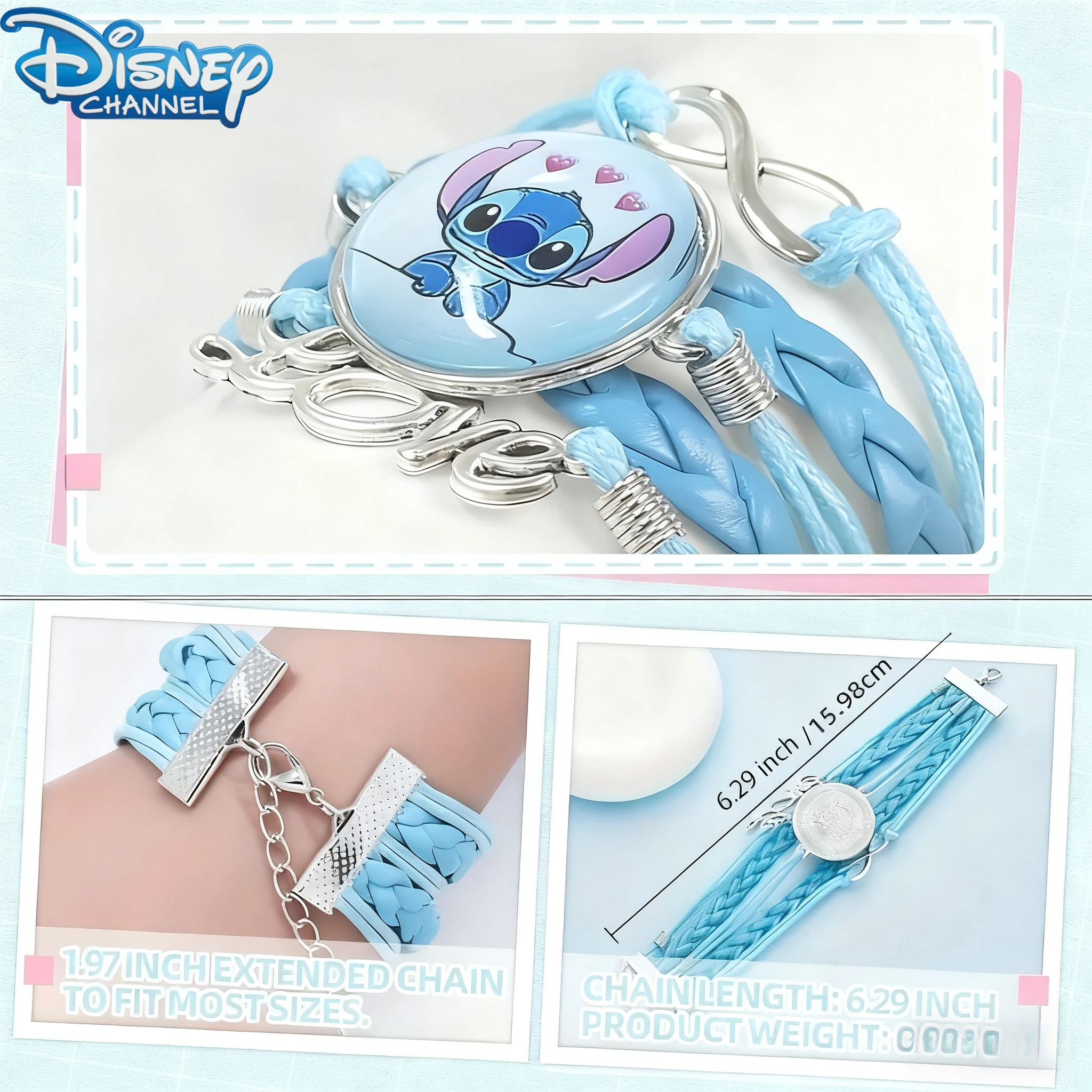 18 стилей Дисней, 1 шт., браслет-стежка, милый кожаный браслет с вышивкой, периферийные устройства в стиле аниме, ювелирные изделия, браслеты для пар, подарок, товары для вечеринок 18 стилей Дисней, 1 шт., браслет-стежка, милый кожаный браслет с вышивкой, периферийные устройства в стиле аниме, ювелирные изделия, браслеты для пар, подарок, товары для вечеринок