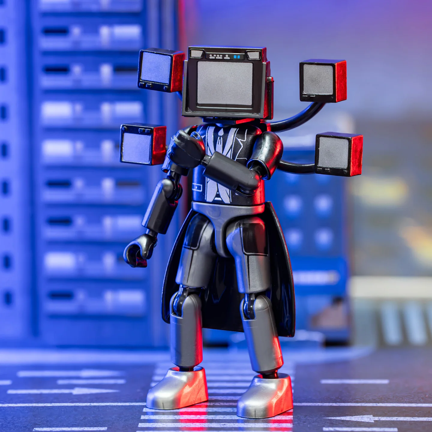 Titan TV Monitor Toilet Assembly Toy Giant TV Building Blocks Skibidi Toilet Surveillance Minifigures for Ages 6-14