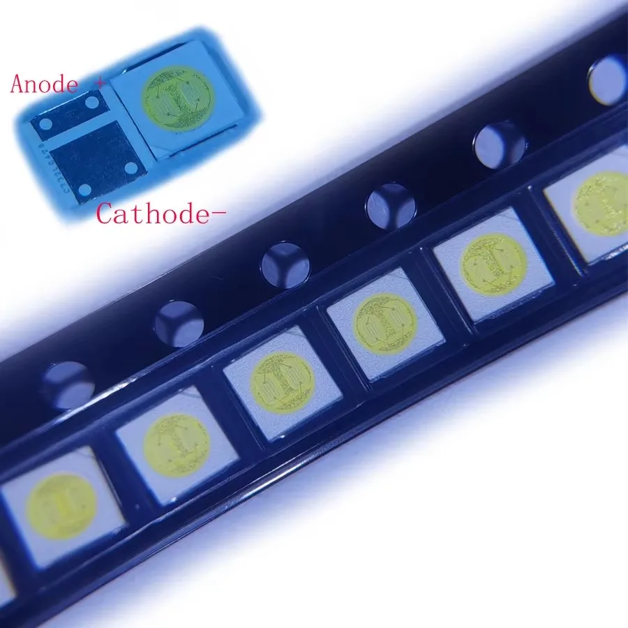 500 sztuk/partia SMD LED 3030 3V 1.8W zimny biały wysokiej mocy do podświetlenia telewizora aplikacja 3.0*3.0*0.6mm