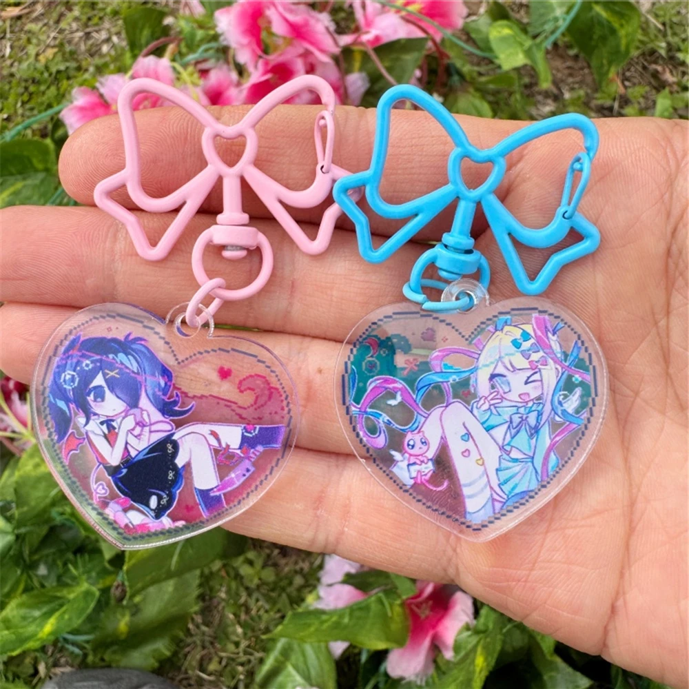 ゲーム NEEDY GIRL OVERDOSE レインアメ コスプレ衣装 キーホルダー キーチェーン ペンダント アクセサリー 小道具 ギフト