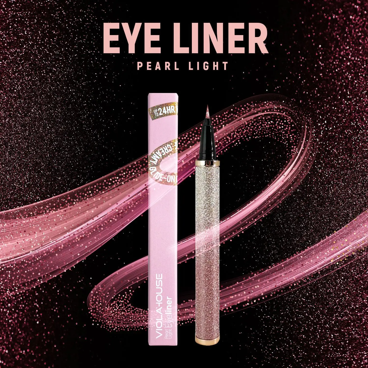 Pearl eyeliner multi-color holding makeup fine sliding silkworm pen does not decolorize does not faint spot, stage performance m