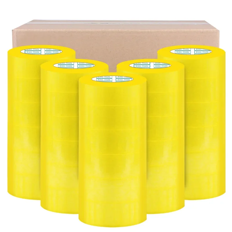 Wholesale 72rolls 1.88 inch *70 yard  BOPP Packing Tape Transparent Strong Adhesion Express Packaging