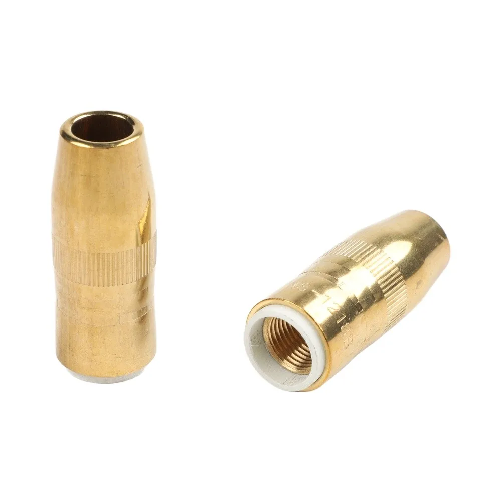 NS1200B Gas Nozzle 2 Pack for MIG Welding Consumables Compatible with for centerfire 12 Inch Copper Welding Nozzle