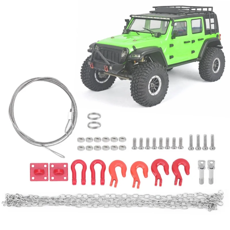 

Универсальные спасательные застежки, цепи и тросы для прицепов для радиоуправляемых моделей автомобилей, аксессуары для радиоуправляемых моделей