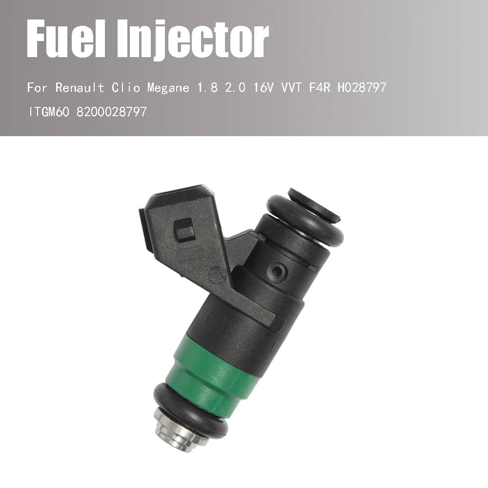 

1pcs For Renault Clio Megane 1.8 2.0 16V VVT F4R H028797 ITGM60 8200028797 Fuel Injector Nozzle