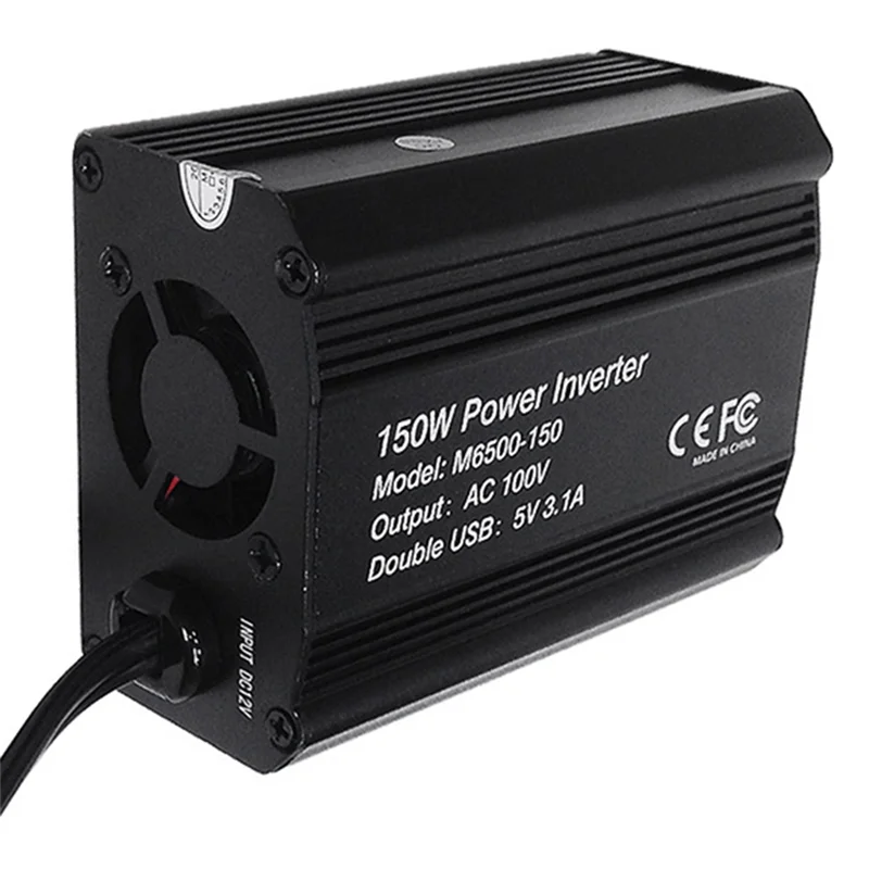 

Power Converter 12V To 220V 150W Car Inverter Booster Automotive Power Conversion Device Boost EU Plug