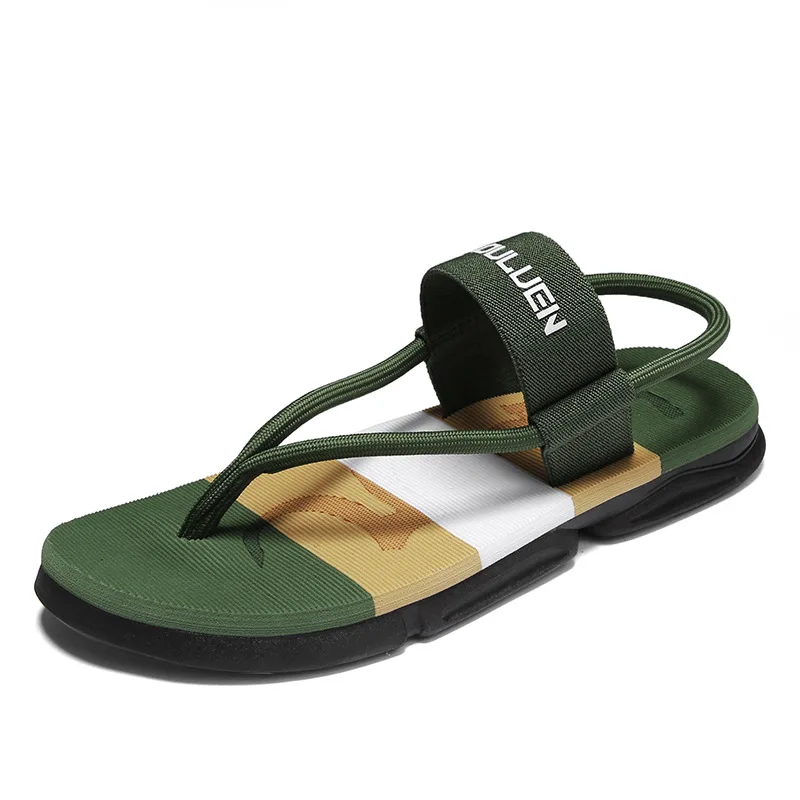 Sandal pria musim panas baru penggunaan ganda sepatu pantai santai luar ruangan sandal pria sol tebal sandal antiselip M1124