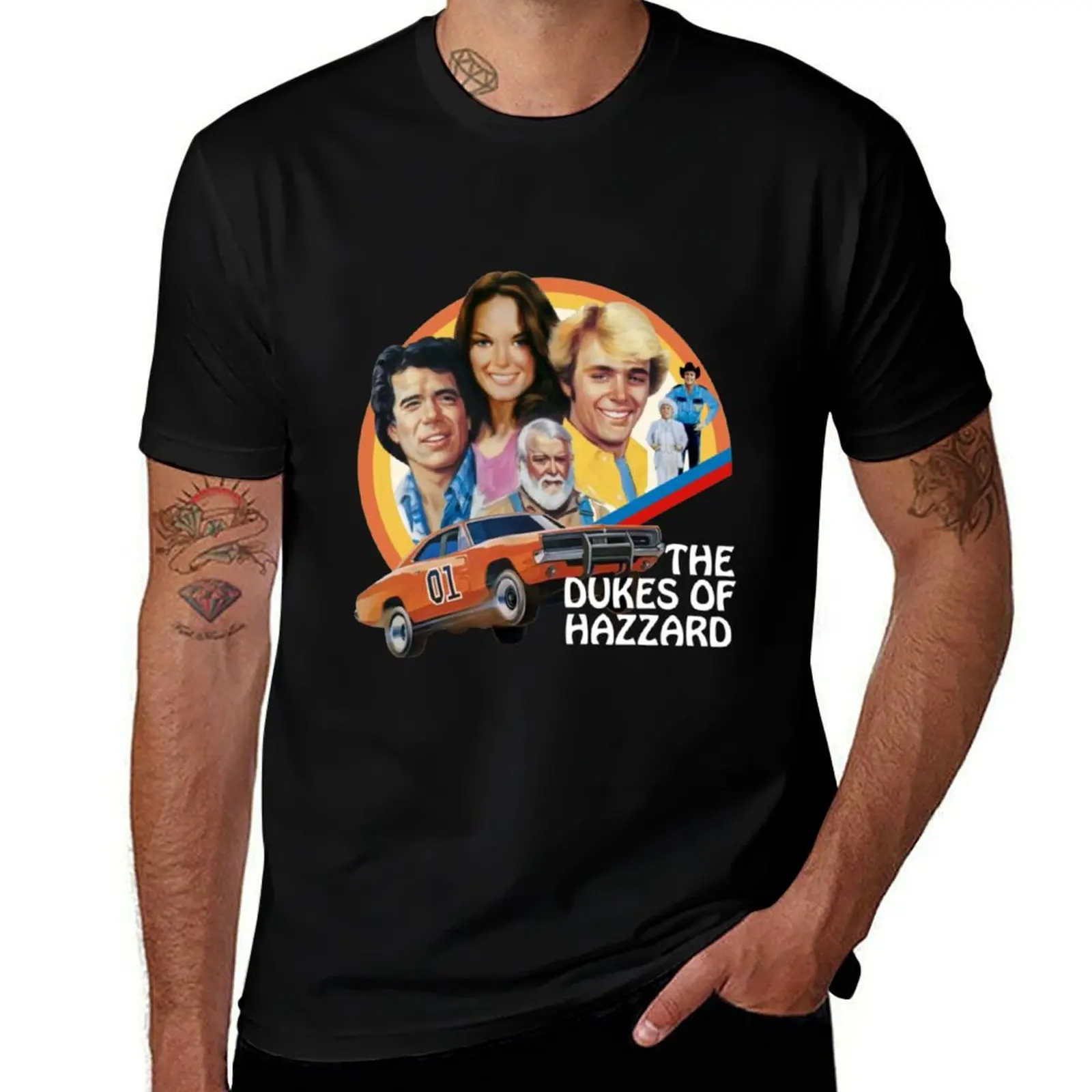 

Dukes Of Hazzard T-Shirt customs design your own sports fans man clothes blanks compression shirt men
