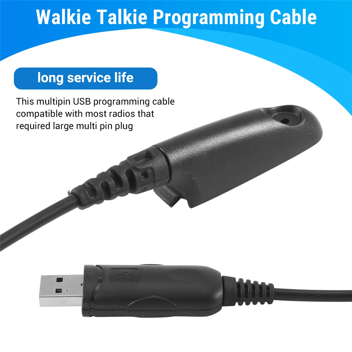 ADEGBO - Ulepszony kabel USB do programowania radiotelefonów Motorola GP1280 PR860
